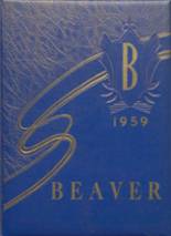 Beaverhead County High School 1959 yearbook cover photo