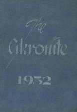 Akron High School 1952 yearbook cover photo