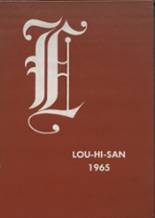 Loudon High School 1965 yearbook cover photo