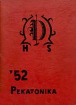 Darlington High School 1952 yearbook cover photo