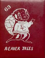Eau Claire High School 1963 yearbook cover photo