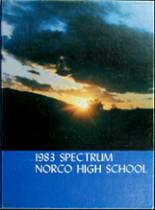 Norco High School 1983 yearbook cover photo