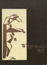 Billings West High School 1967 yearbook cover photo