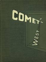 West Division High School 1954 yearbook cover photo