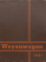 Weyauwega High School 1941 yearbook cover photo