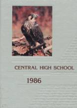 Central High School 1986 yearbook cover photo