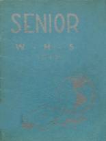 Westerly/Ward High School 1945 yearbook cover photo