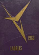 Laurel High School 1963 yearbook cover photo