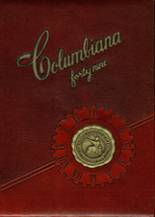Columbia Grammar & Preparatory School 1949 yearbook cover photo