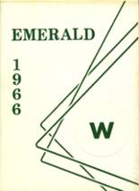 Waterford Union High School 1966 yearbook cover photo