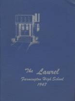 Farmington High School 1947 yearbook cover photo