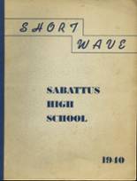 Sabattus High School 1940 yearbook cover photo