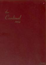 Sacred Heart Academy 1954 yearbook cover photo