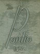 Pontiac Township High School 1952 yearbook cover photo