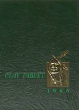 Claymont High School 1966 yearbook cover photo