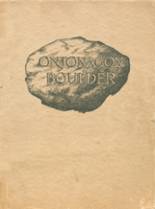 Ontonagon High School 1914 yearbook cover photo