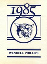 Wendell Phillips High School 1985 yearbook cover photo