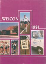Conrad Weiser High School 1981 yearbook cover photo
