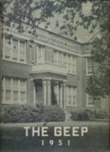 Grand Prairie High School 1951 yearbook cover photo