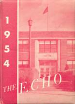 East Canton High School 1954 yearbook cover photo