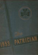 St. Patrick's High School 1953 yearbook cover photo