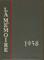 Williamsport High School (closed) 1958 yearbook cover photo