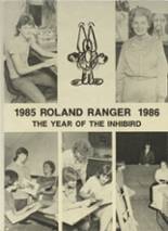 Roland High School 1986 yearbook cover photo