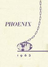 Phoenixville Area Junior High School 1963 yearbook cover photo