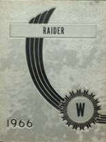 Wagner Community High School 1966 yearbook cover photo