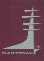 Manteno High School 1961 yearbook cover photo