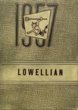 Lowell High School 1957 yearbook cover photo