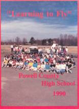 Powell County High School 1990 yearbook cover photo