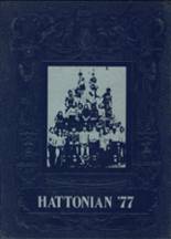 Hatton High School 1977 yearbook cover photo