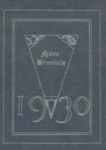 University High School 1930 yearbook cover photo
