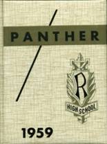 Russellville High School 1959 yearbook cover photo