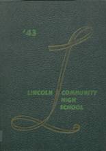 Lincoln Community High School 1943 yearbook cover photo