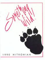 Nitro High School 1990 yearbook cover photo