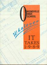 1989 Owensville High School Yearbook from Owensville, Missouri cover image