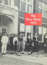 Central High School 1951 yearbook cover photo