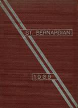 St. Bernard School 1939 yearbook cover photo