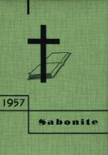 St. Boniface High School 1957 yearbook cover photo