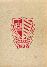 University of Detroit High School 1939 yearbook cover photo
