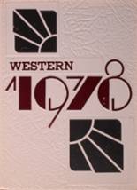 Western High School 1978 yearbook cover photo