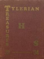 Tyler High School 1934 yearbook cover photo