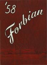 Forbes High School 1958 yearbook cover photo