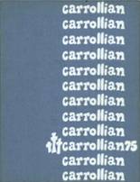 1975 Bishop Carroll High School Yearbook from Ebensburg, Pennsylvania cover image