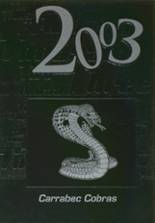Carrabec High School 2003 yearbook cover photo