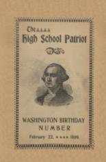 Seymour High School 1899 yearbook cover photo