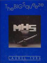 Millbrook High School 1986 yearbook cover photo