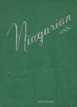 Niagara Falls High School 1955 yearbook cover photo